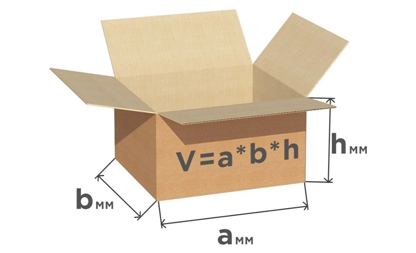 Как рассчитывается объем коробки из гофрокартона