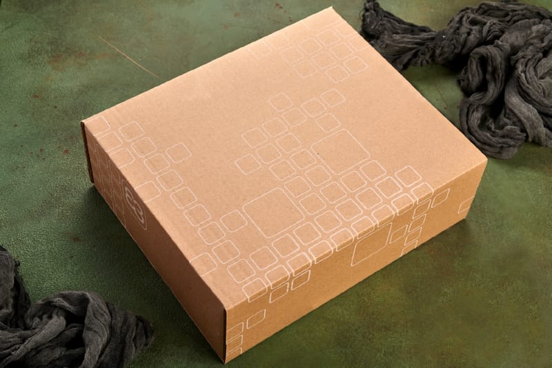 Картонная коробка для электромонтажной техники