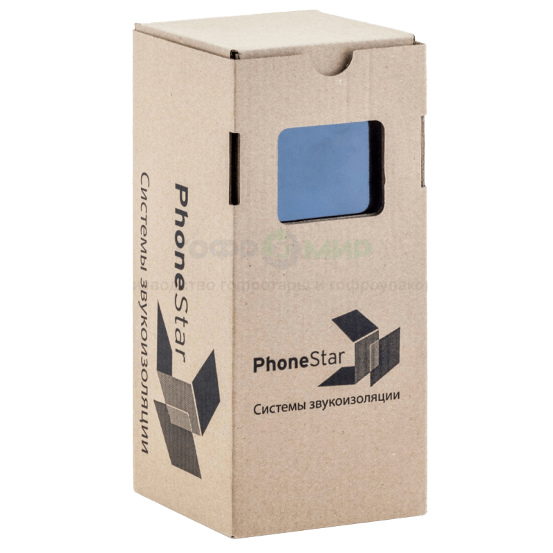 Картонная упаковка с окошком для крепежных изделий