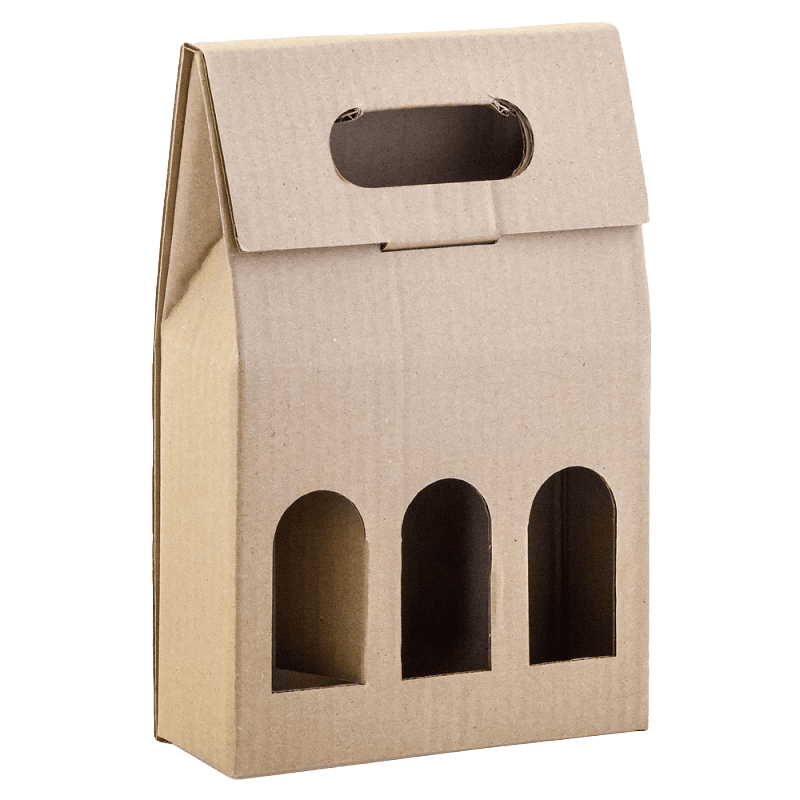 Короб с конусной крышкой и вырезной ручкой