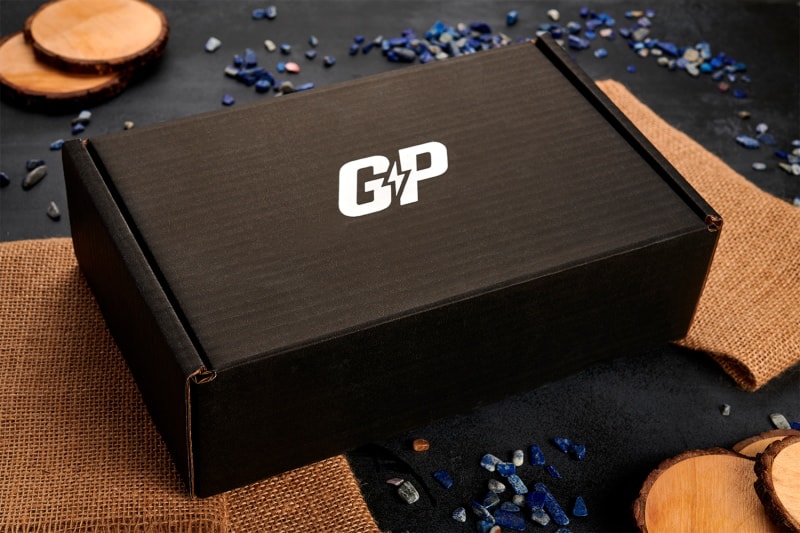 Коробка из микрогофрокартона с логотипом для кальянных аксессуаров