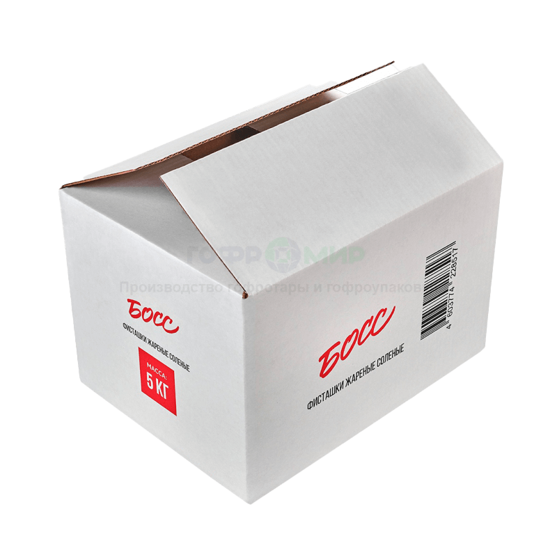 Четырехклапанная коробка под фисташки