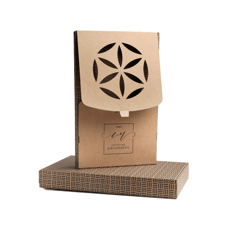 Упаковка для образцов ткани с вырубкой