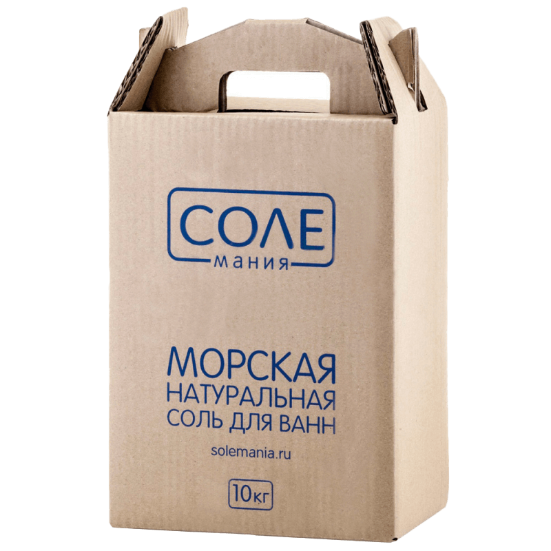 Картонная упаковка под морскую соль для ванн