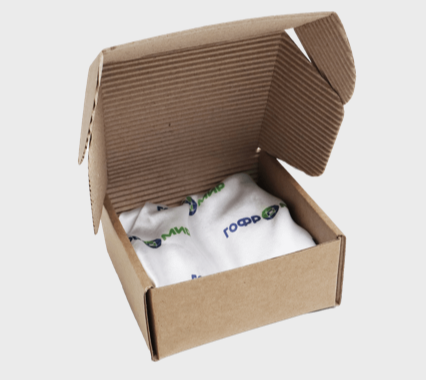 Упаковка из двухслойного гофрокартона