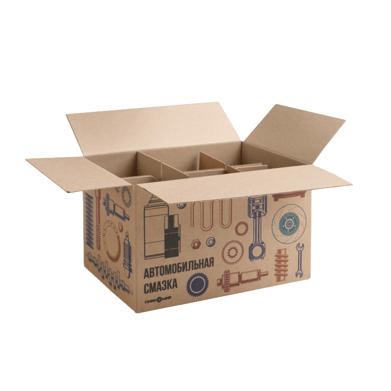 Коробка под автомобильную смазку