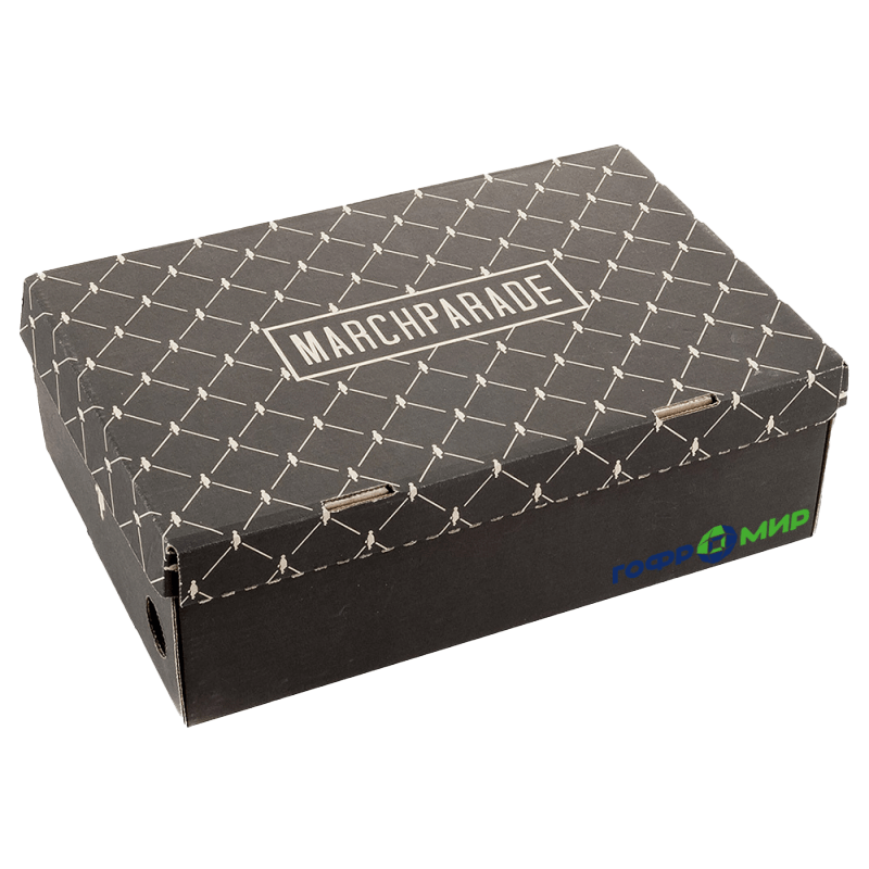 Коробка для обуви с откидной крышкой