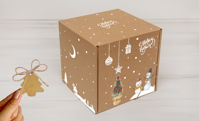 Как украсить самосборные коробки к праздникам: Новый год, 8 марта