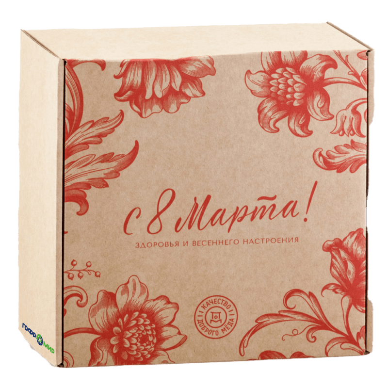 Подарочная коробка на 8 марта