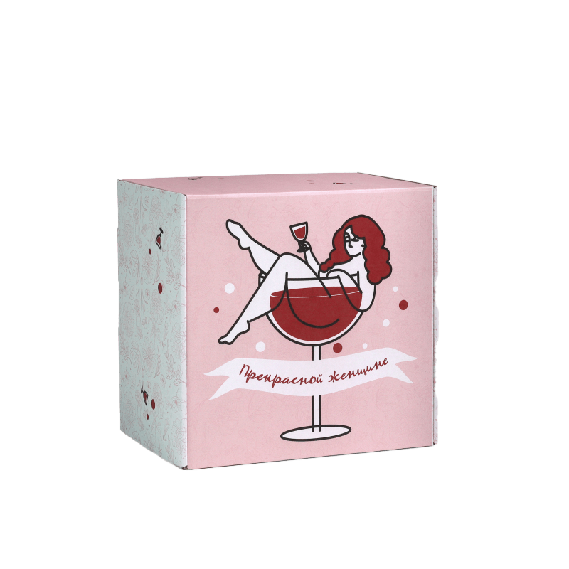 Коробка для подарка на 8 марта