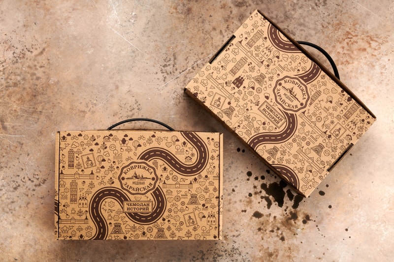 Коробки-шкатулки с пластиковыми ручками