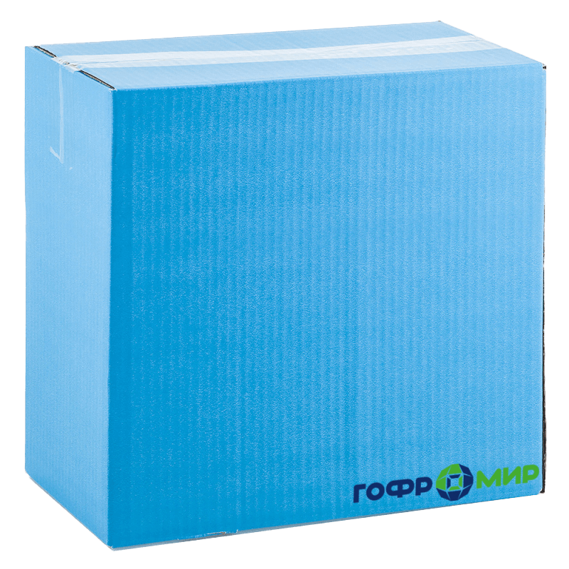 Гофрокороб с полной заливкой в один цвет