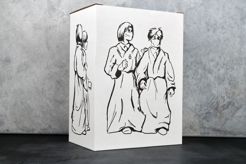 Картонная коробка под детские маски