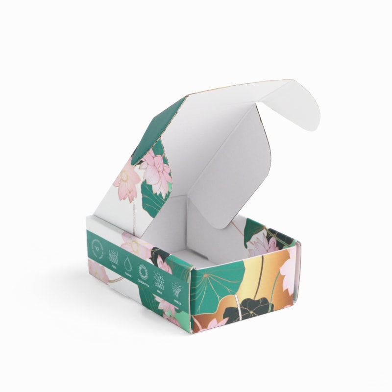 Сочетание ламинации и УФ-лака на примере коробки для косметики