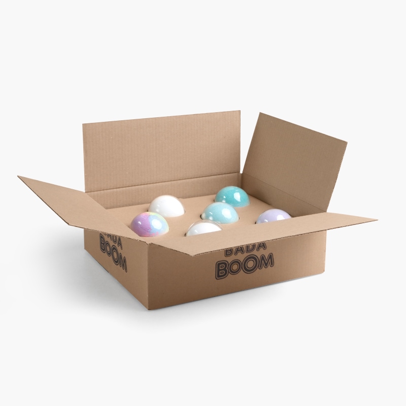 Коробка с универсальным ложементом под бомбочки для ванны