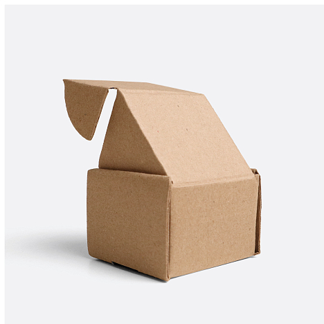 Картонная коробка 55х55х40 Т23 E Бурый 0427