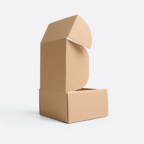 Картонная коробка 130х130х70 Т23 E Бурый 0427