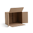 Картонная коробка 250х200х150 Т22 B Бурый 0201