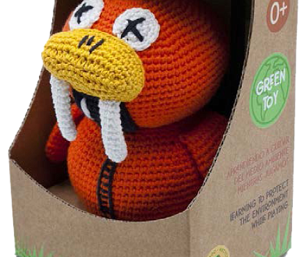 Открытая коробка для мягкой игрушки