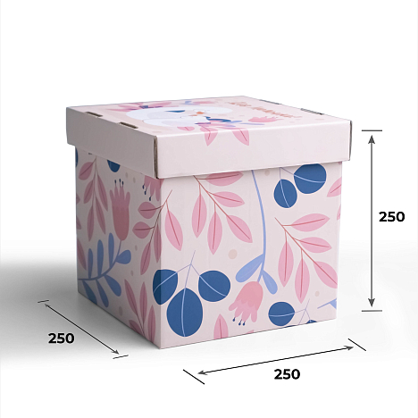 Картонное дно 250х250х250 Т24 B 0422 Дорогой маме