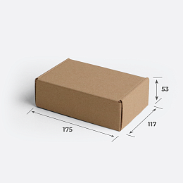 Картонная коробка 120х40х40 Т11 E Бурый – заказать в Санкт-Петербурге фото