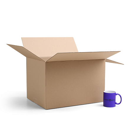 Картонная коробка 450х350х300 Т23 В Бурый 0201