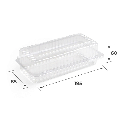 Универсальный контейнер ракушка 195х85х60 мм