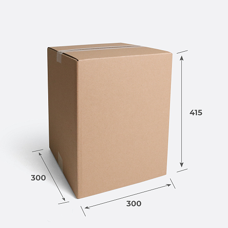 Гофрокороб 300х300х415 П32 BE Бурый 
