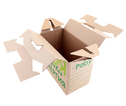 Коробка с ручками для доставки еды Фабрика упаковки в Москве - производство гофротары “ГофроМир” фото