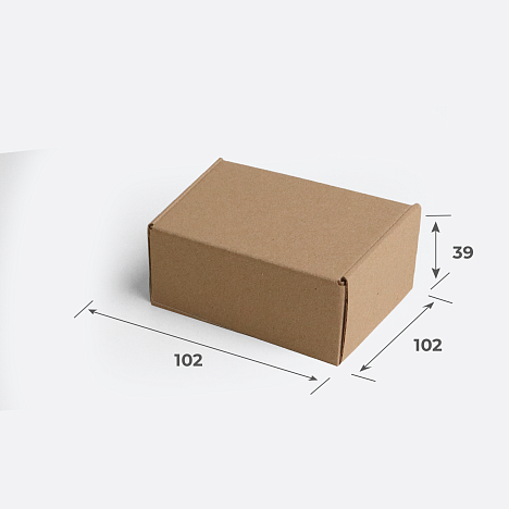 Картонная коробка 0427 102х102х39 Т23 В 