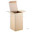 Картонная коробка 150х150х290 Т23 В Бурый 0215
