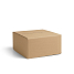 Картонная коробка 330х240х70 Т23 B Бурый 0201