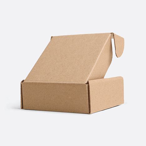 Картонная коробка 95х95х35 Т23 E Бурый 0427