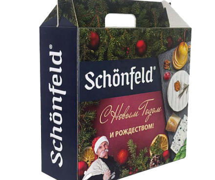 Рождественская упаковка для наборов Фабрика упаковки в Москве - производство гофротары “ГофроМир” фото