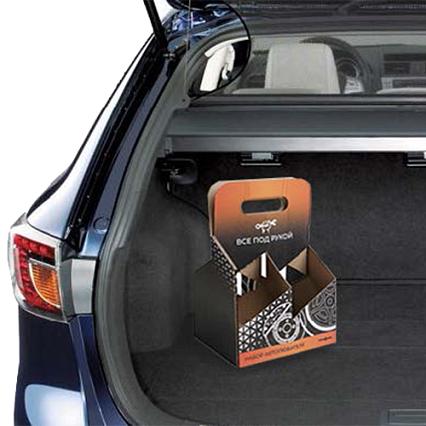 Подарочные коробки под бутылки и стаканы из картона под заказ в Москве фото