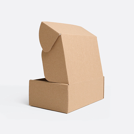 Картонная коробка 185х120х65 Т23 E Бурый 0427